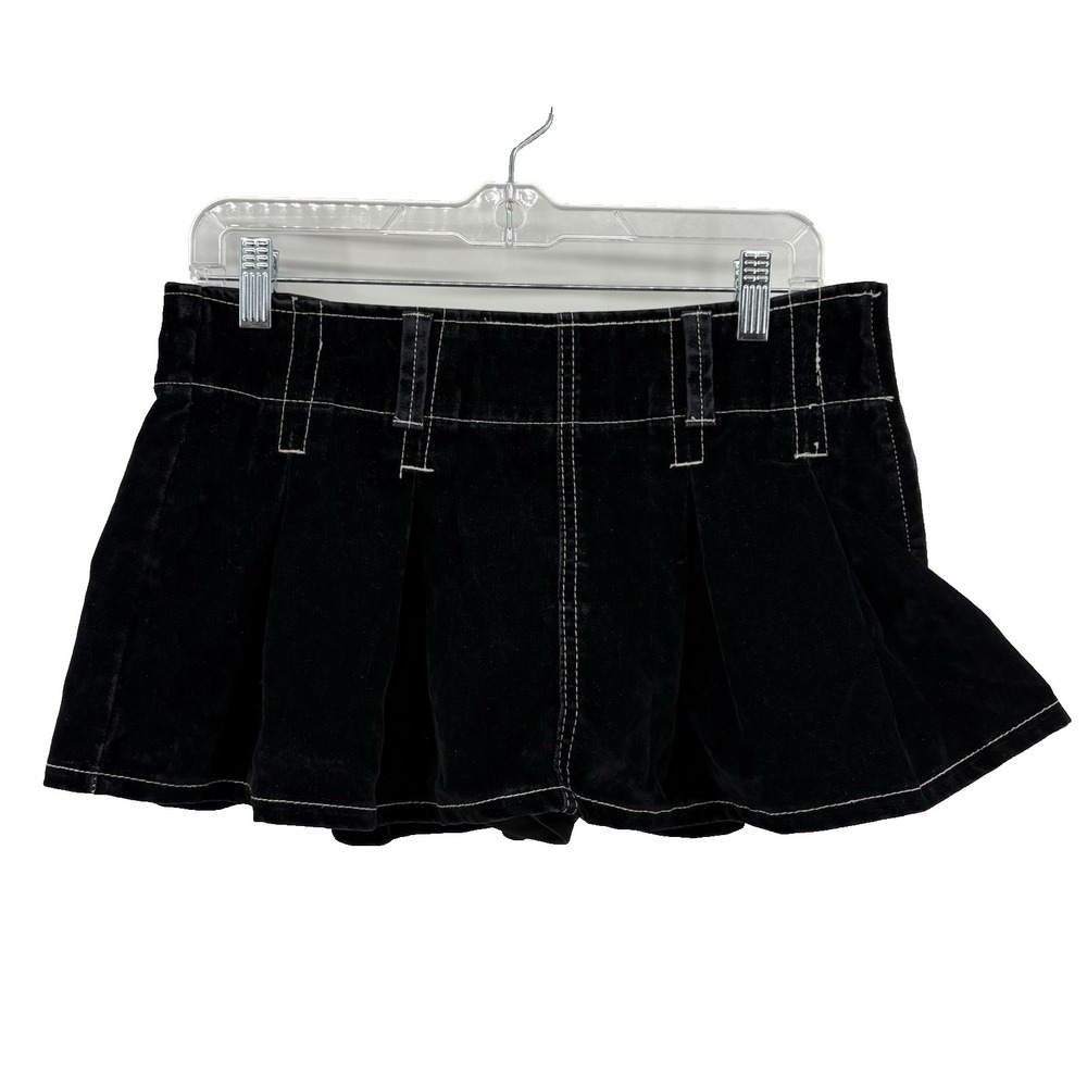 Madden Girl Velvet Pleated Skort‎ Size M